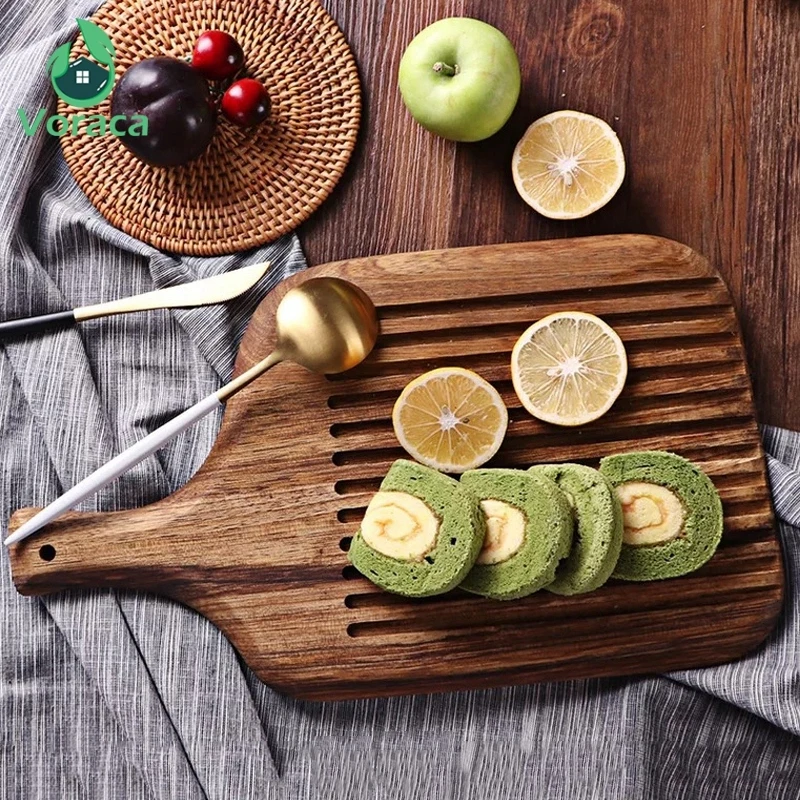 Поддон деревянный для пиццы суши хлеба с ручкой|Блюдца и тарелки| |