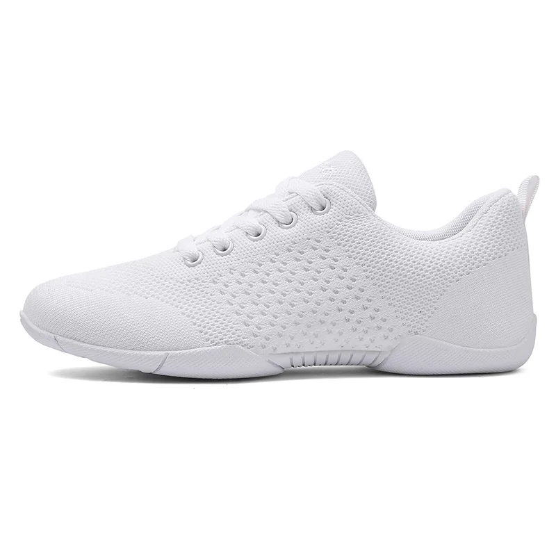 

Solid White Women's Toning Shoes Children's Adult Fitness Gymnastics Sports Dance Shoes Cheerleading Shoes