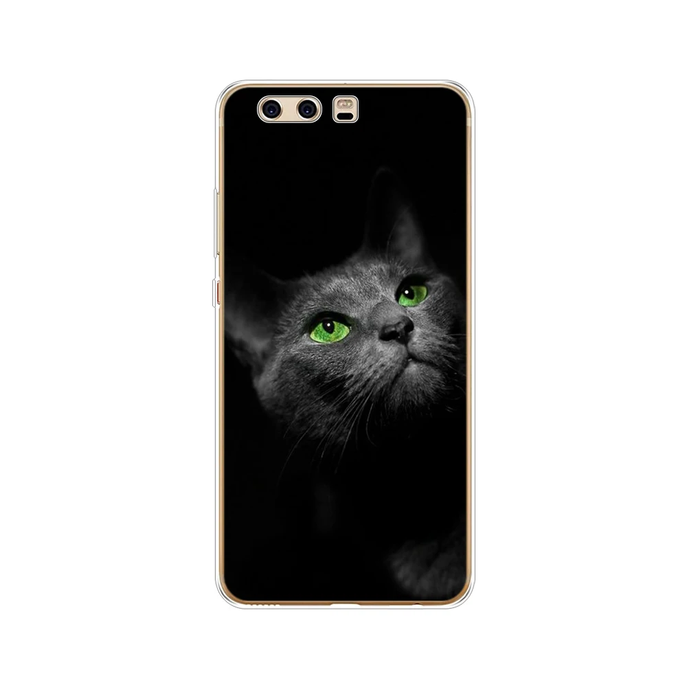 Чехол для huawei P10 LITE Plus 2017 мягкая силиконовая задняя крышка из тпу чехол телефона 360