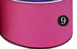 9-156-hot pink 50 ярдов " 75 мм твердая блестящая корсажная лента с принтом - Цвет: 9-156-hot pink