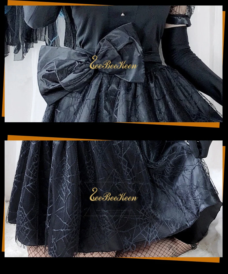 Женский костюм ведьмы на Хэллоуин черное готическое платье-смокинг для косплея |