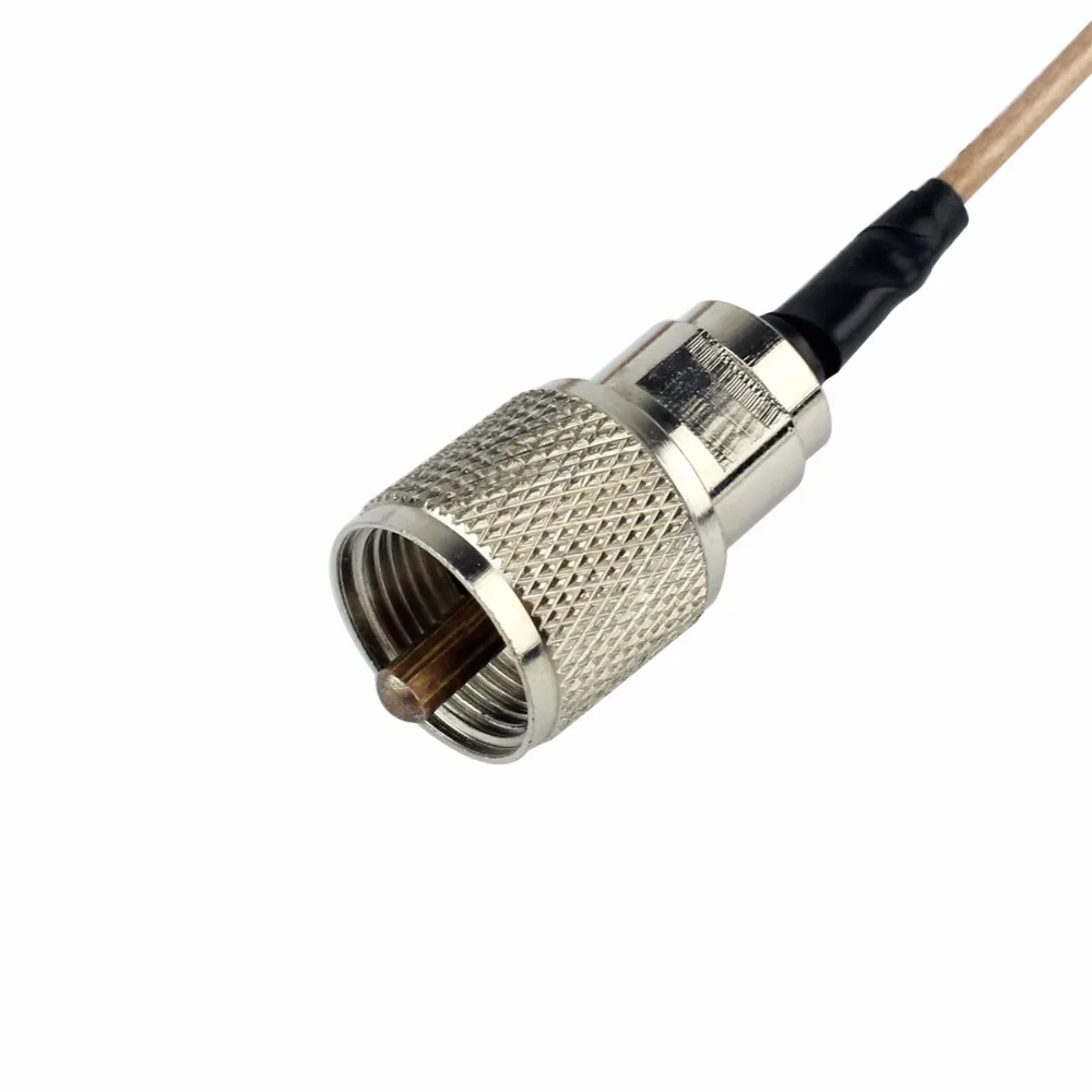 Коричневый коаксиальный кабель для радиоантенны RG316 PL259 UHF Male к разъему So239 16 футов