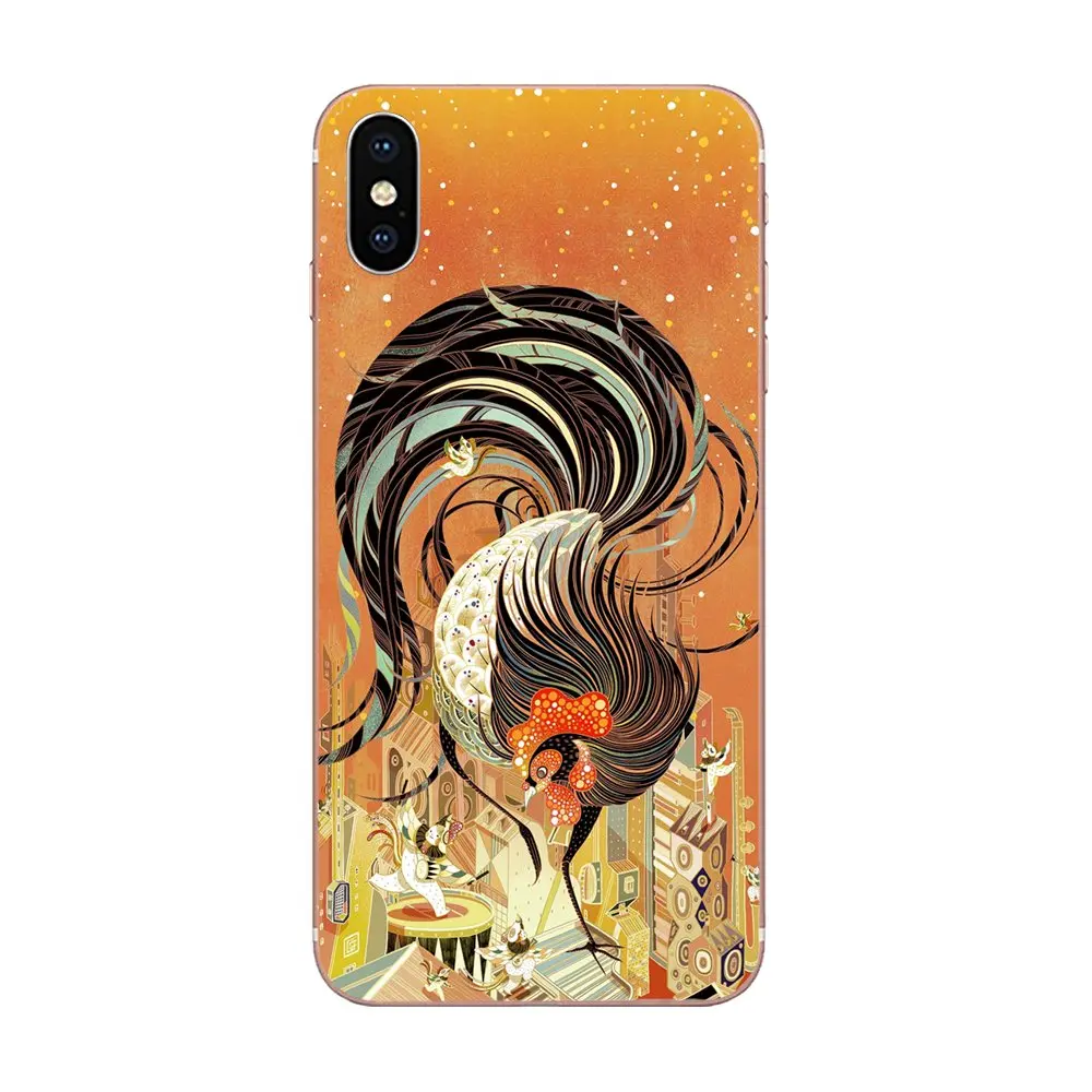 Животное курица Big Rooster ТПУ Лидер продаж для Galaxy J1 J2 J3 J330 J4 J5 J6 J7 J730 J8 2015 2016 2017 2018 mini Pro