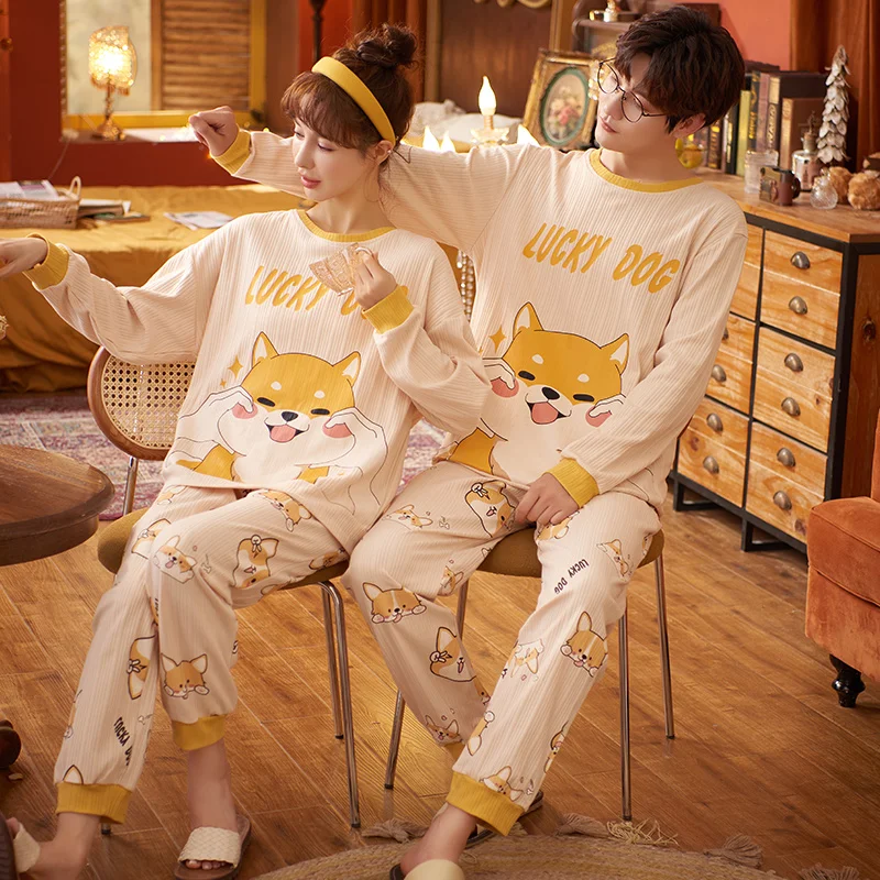 Зимние пижамные комплекты из 2 предметов большого размера с длинными рукавами и