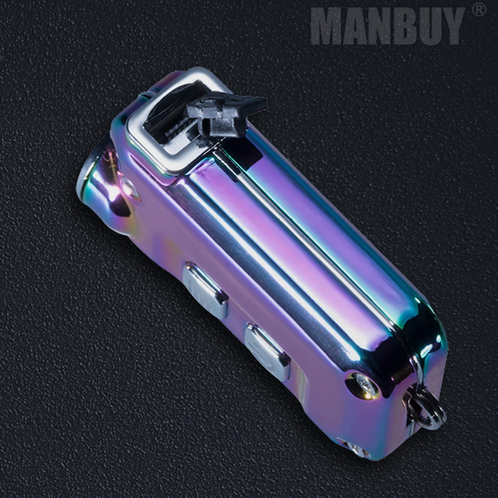 Перезаряжаемый мини светильник для ключей NITECORE TINISS tini CU Micro USB EDC металлический
