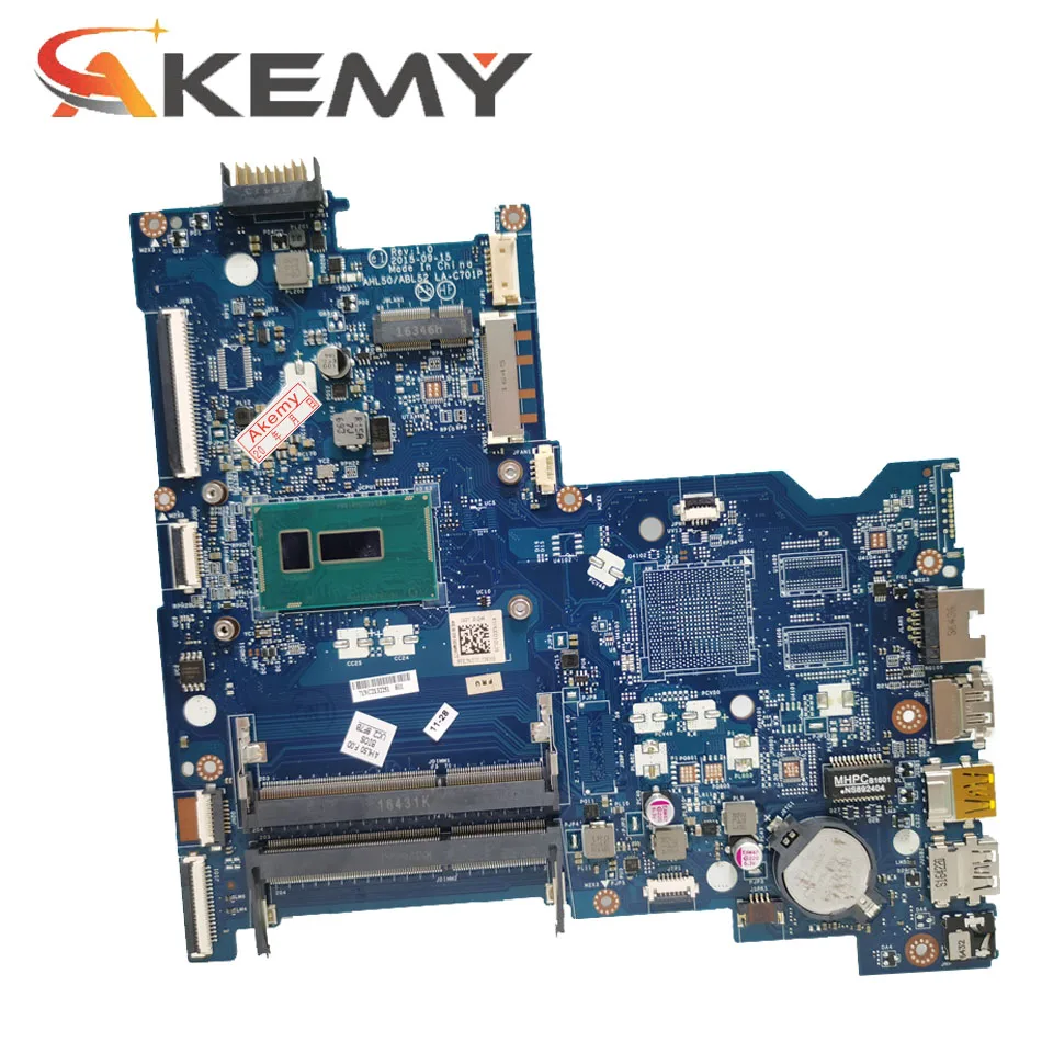 AHL50 / ABL52 LA-C701P для HP 15-AC 15T-AC 250 G4 материнская плата ноутбука CPU i5-5200U DDR3 100% тестовая