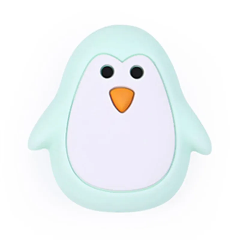 Chenkai 10 шт Силиконовые Бусины Единорог DIY детское животное коала кошка Фламинго пустышка сенсорные ювелирные изделия подарок Игрушка аксессуары - Цвет: Mix