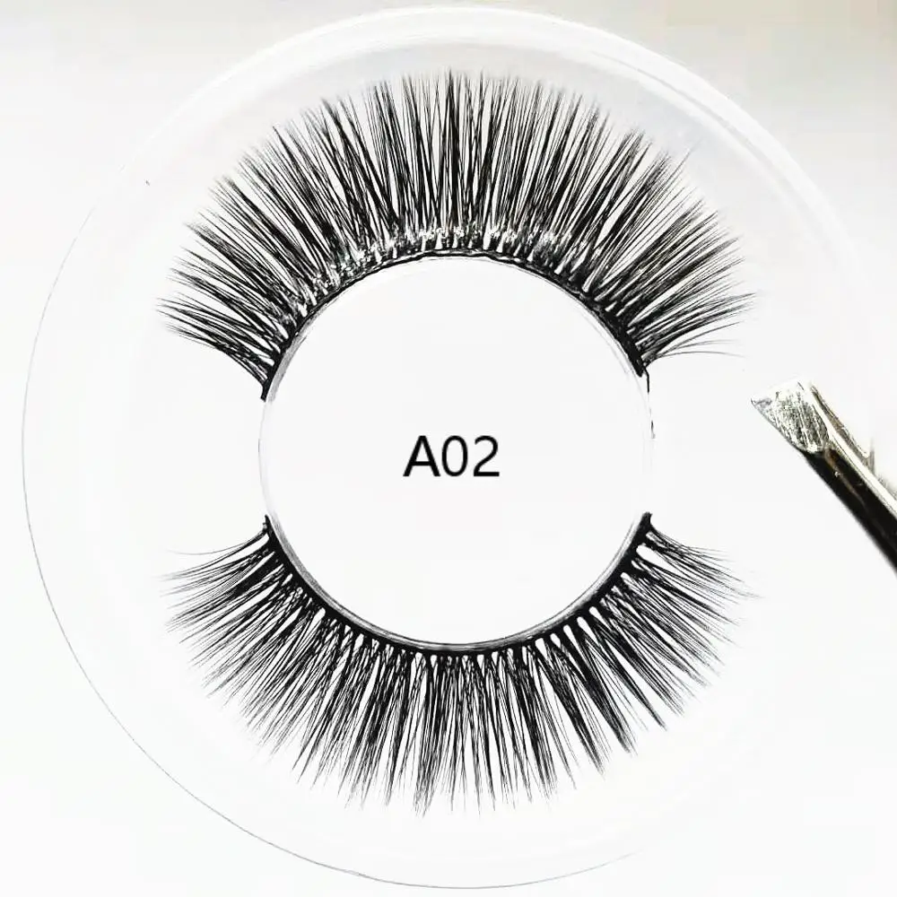 

Lashes False Eyelashes Natural/Thick Long Eye Lashes Wispy Makeup Messy Winged Extension Tools Wimpers