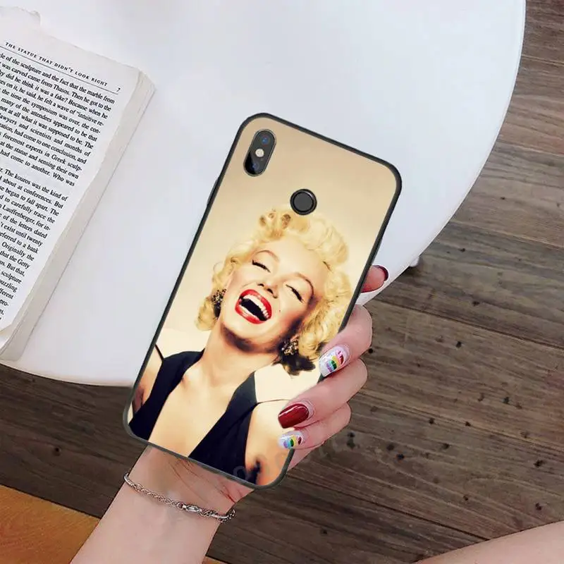 

Marilyn Monroe famous singer actor Phone Case For Xiaomi Redmi note 7 8 9 t max3 s 10 pro lite Luxury brand shell funda coque