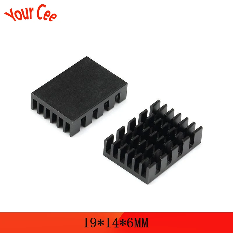 5 шт. 19*14*6 мм алюминиевый радиатор Радиатор Охладитель Охлаждения для