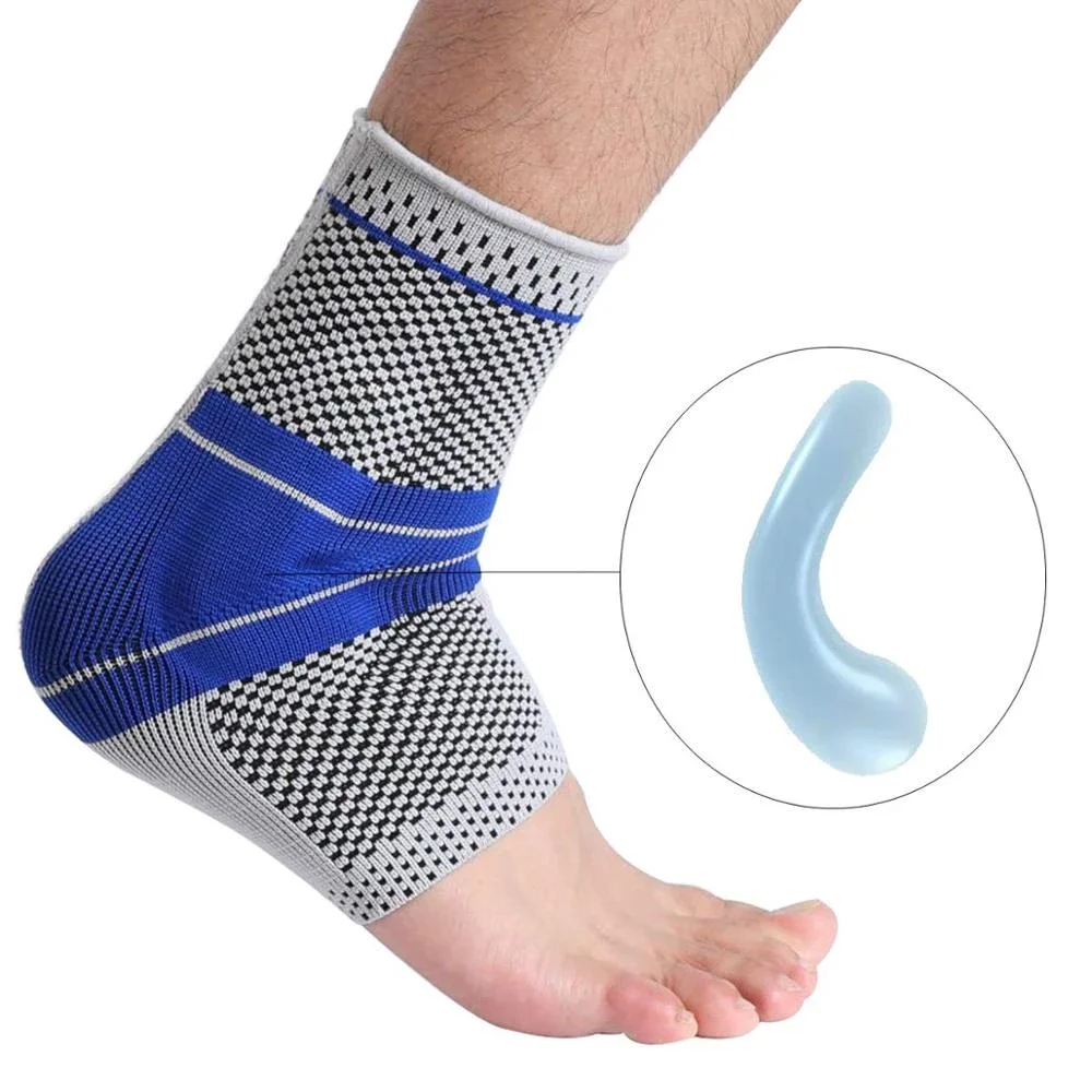 

1PC 3D Silicone Ankle Support Elastic Brace Fitness Compression Anti-Sprain Protector Basketball Football Running Ankle Guard