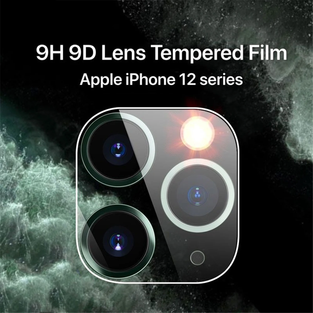 

2 шт. твердое закаленное стекло 9H для объектива камеры Защита экрана для IPhone 12 Mini Pro Max Защитная пленка для IPhone12 серии пленка