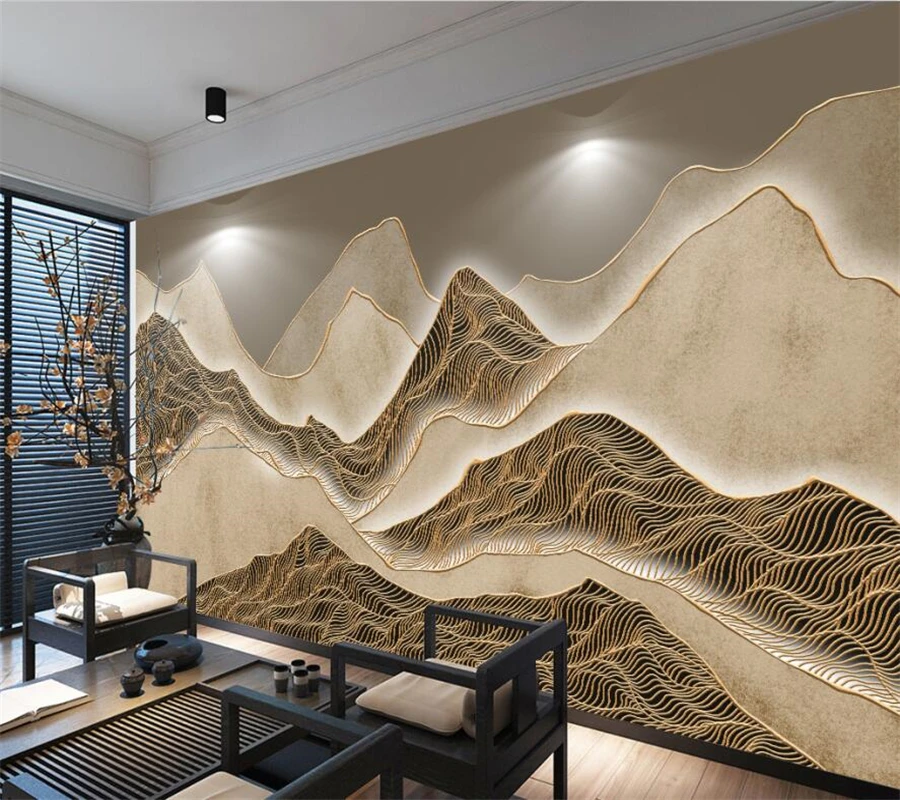 Wellyu индивидуальная фотография искусство на китайском языке абстрактная золотая