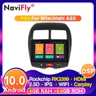 Автомагнитола для Mitsubishi ASX 2010-2018, 4G LTE, IPS, DSP, Android 10, GPS-навигация, без dvd