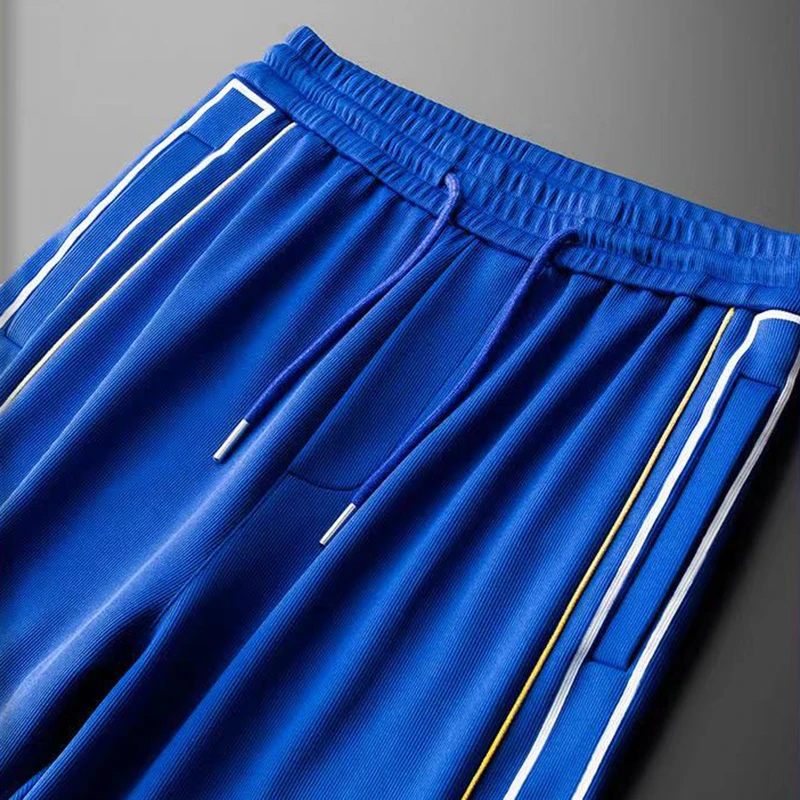 

Autumn and winter new style casual autumn sports sweater suit men's trend of slim fit pants hooded sports suit men