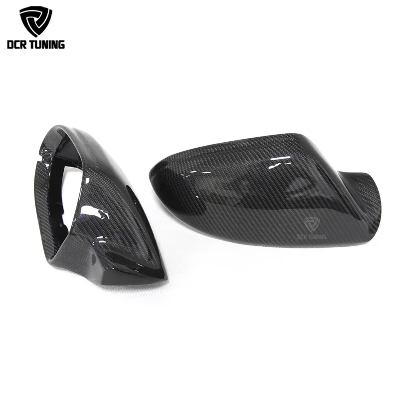 Боковое зеркало заднего вида из углеродного волокна чехол для Audi A6 C7 2012 2013 2014 UP S6