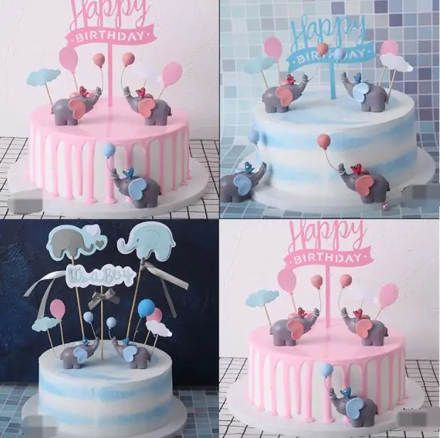 Горячая Распродажа новинка 2021 года для влюбленных слоны воздушные шары торты