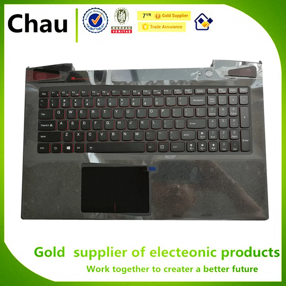 Для lenovo Ideapad Y50-70 15,6 клавиатура верхняя крышка упор рук верхний чехол 5CB0F78866 AP14R000A00 - Цвет: Бежевый