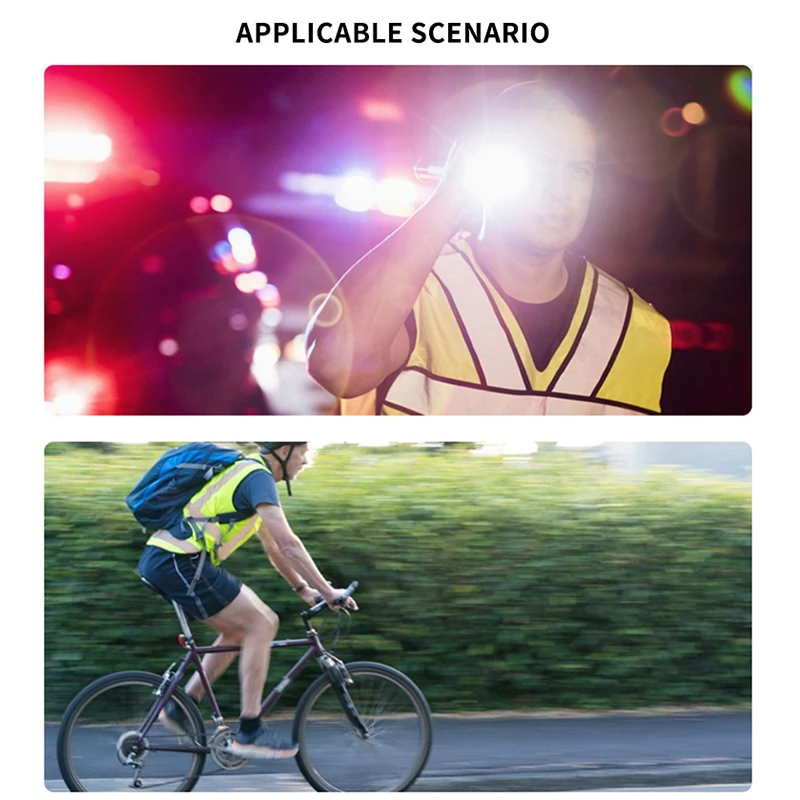 

Reflective Vest Adjustable Durable Practical Reflective Safety Belt