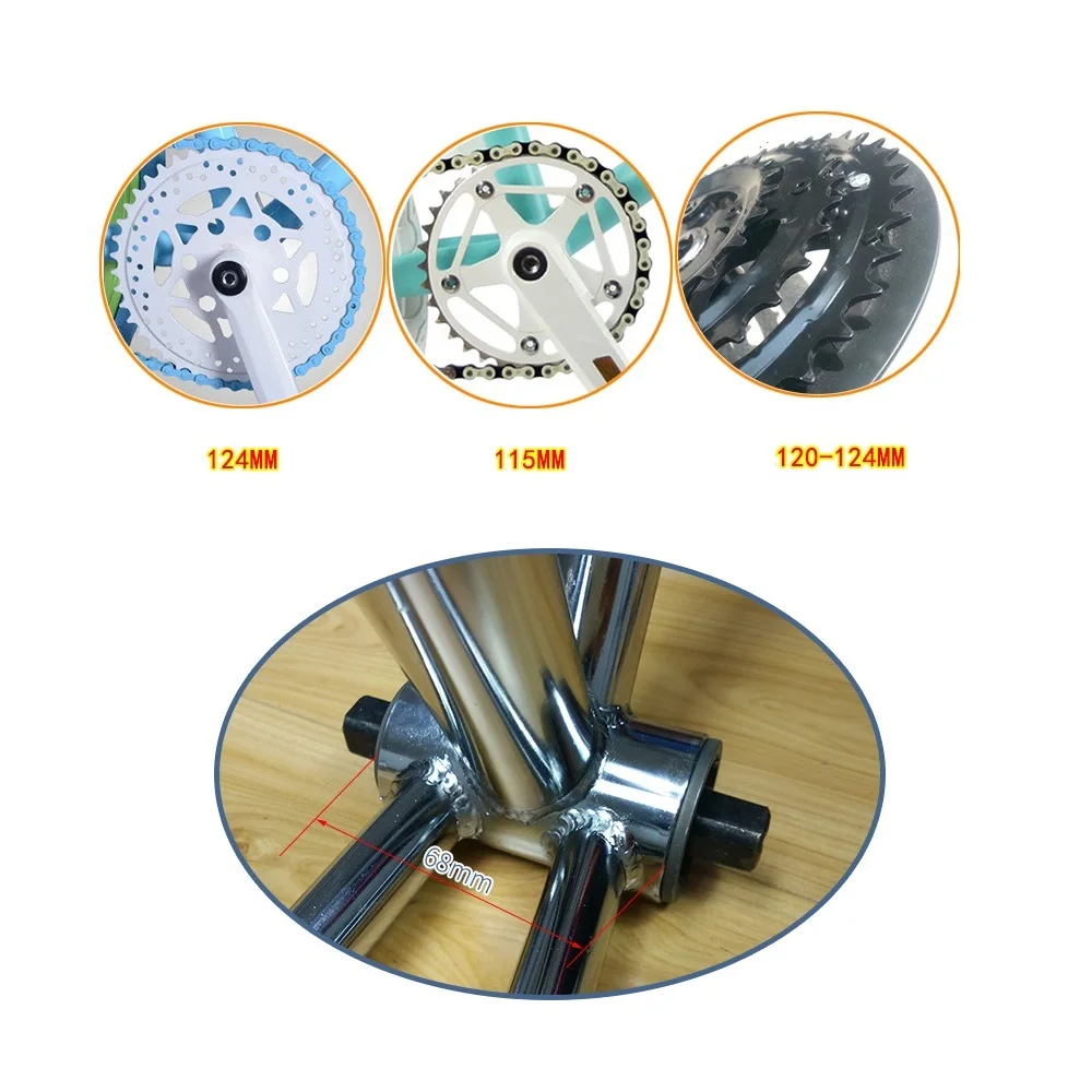 Кронштейны для горного велосипеда BC73 68 мм квадратное отверстие уплотнение