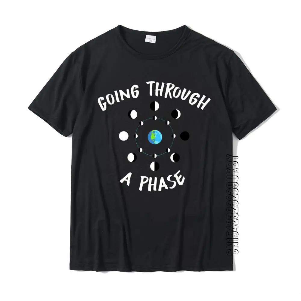 Проходя сквозь фазу Луна астрономическая научная футболка для учителя Топы