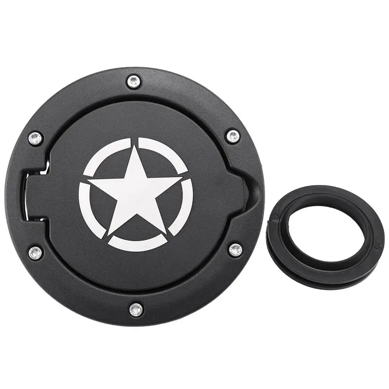 Gas Tank Cap Cover Fuel 4-Door 2-Door for 2007-2018 Jeep Wrangler Jk &amp Unlimited Car Accessories | Автомобили и мотоциклы