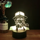 Bungo бродячие собаки Осаму дадзай лампа для декора комнаты друг подарок на день рождения гаджет накахара чуя ночсветильник аниме неосветильник Dazai