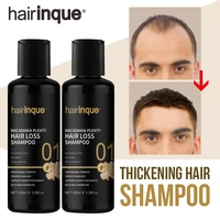 hairinque 2 pieces hair growth shampoo for anti hair loss care product thickener regrowth fast grow hair treatment oil men women