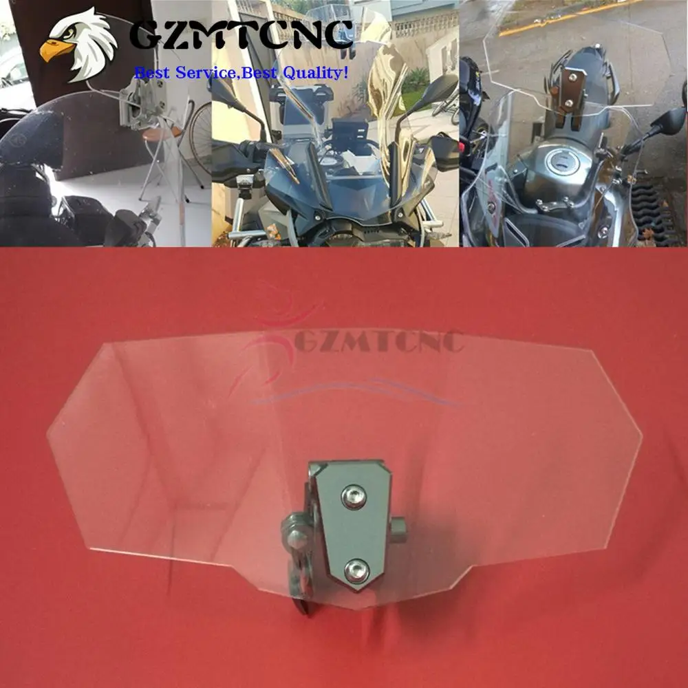 Регулируемый верхний спойлер на лобовое стекло ветровой экран для BMW R1200GS K1200R S1000RR