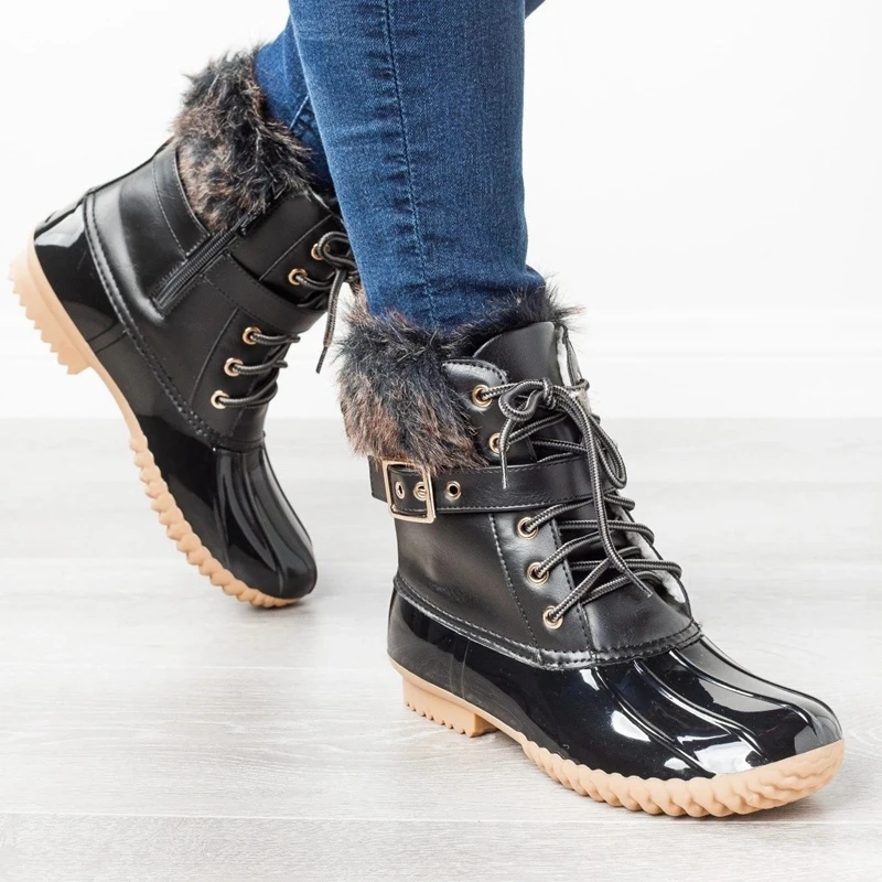 2019 г. Зимние сапоги высокие женские зимние теплая плюшевая обувь большие размеры