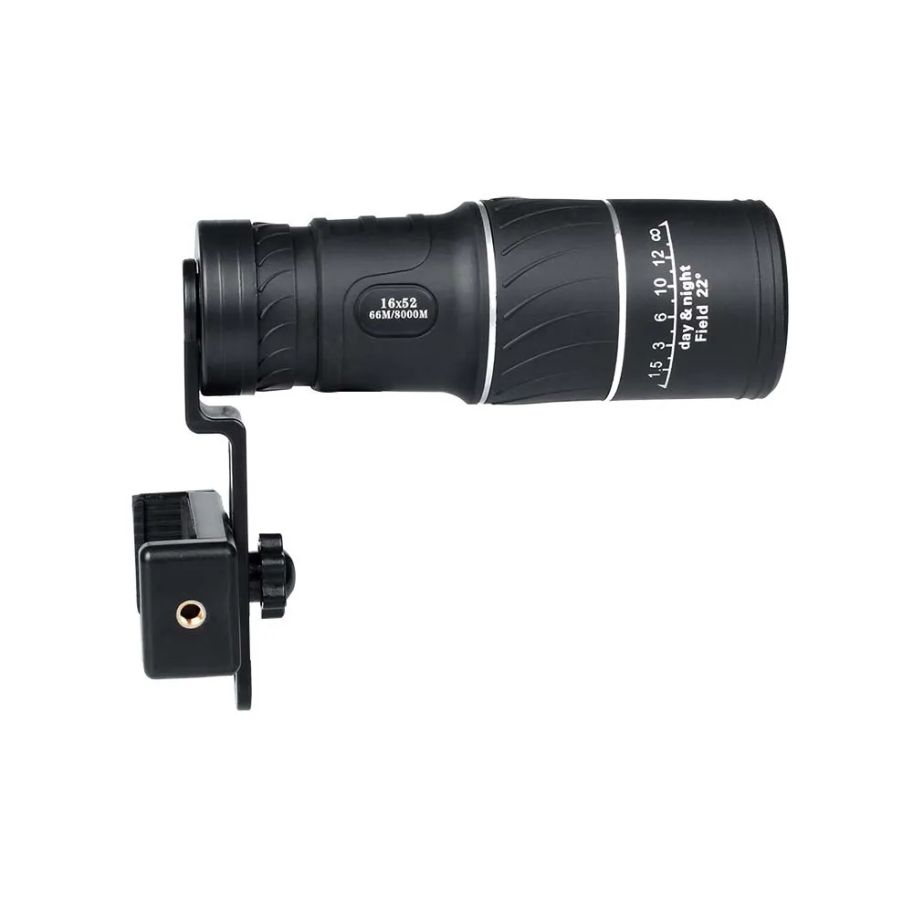 Портативный 16X52 высокого уровня Jumelles Tlescope Monoculaire 66/8000 м En Plastique Extrieur Noir Sports De Plein Air