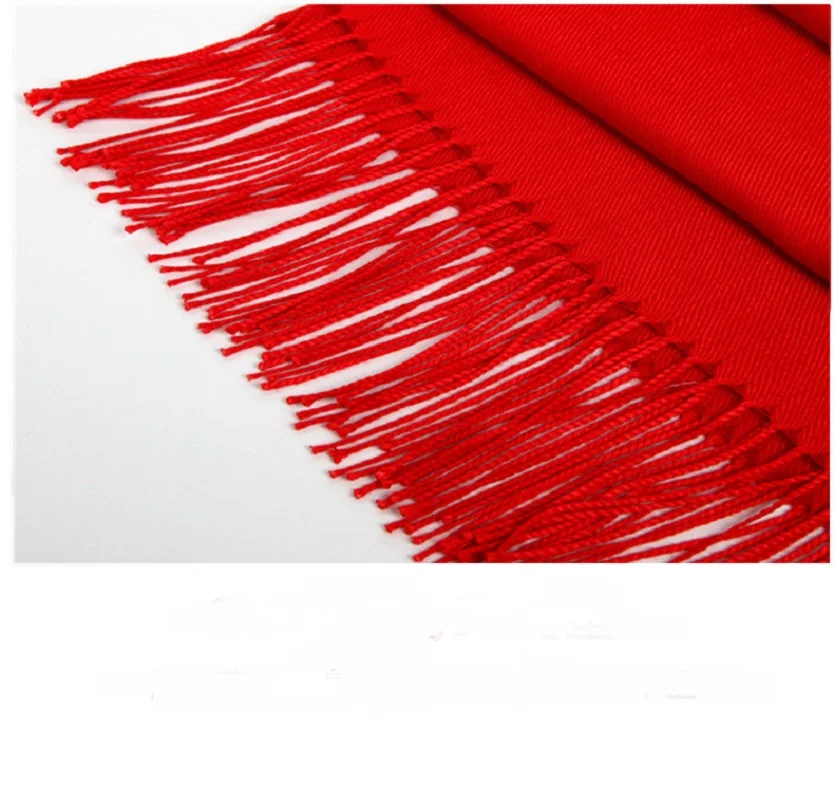 Кашемировая шаль красный шарф | Аксессуары для одежды