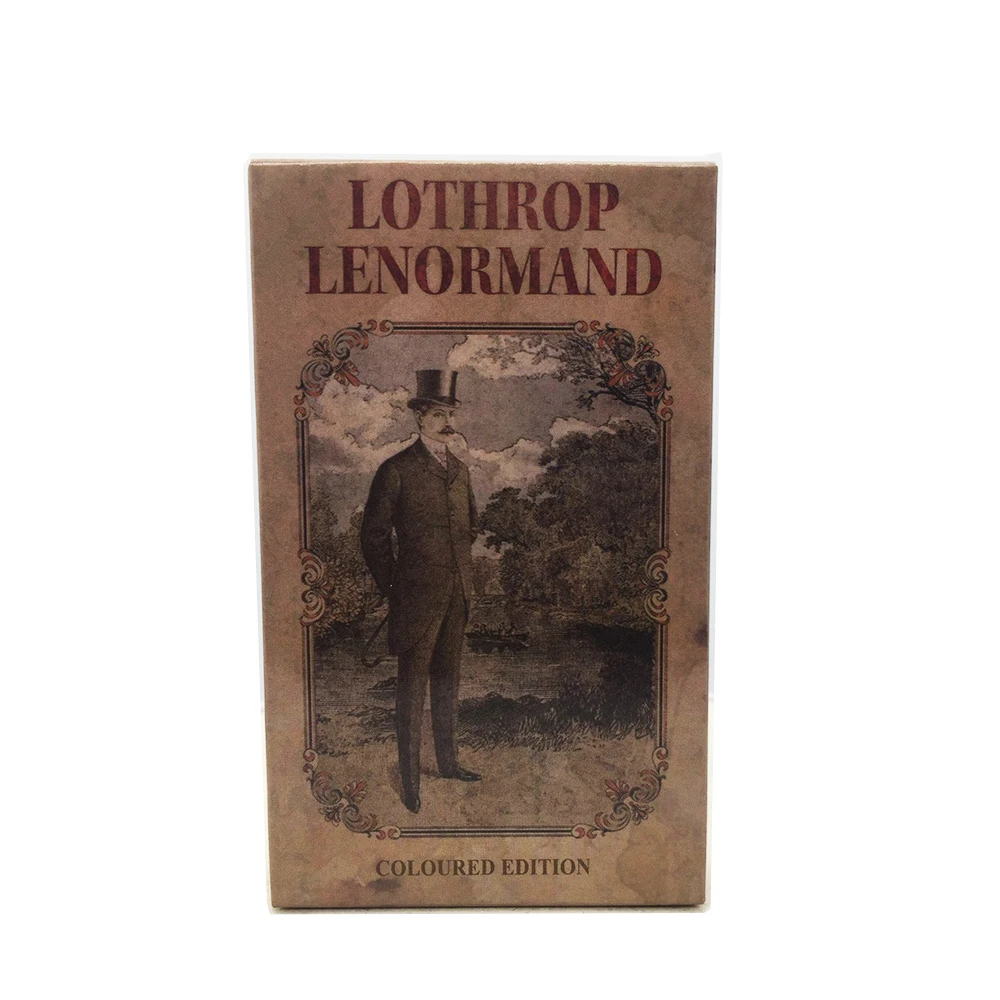 

2021 новые карты Lothrop Lenormand Tarot, игры на английском языке, гадания, судьба, настольные игры, карты для вечерние, карты Таро