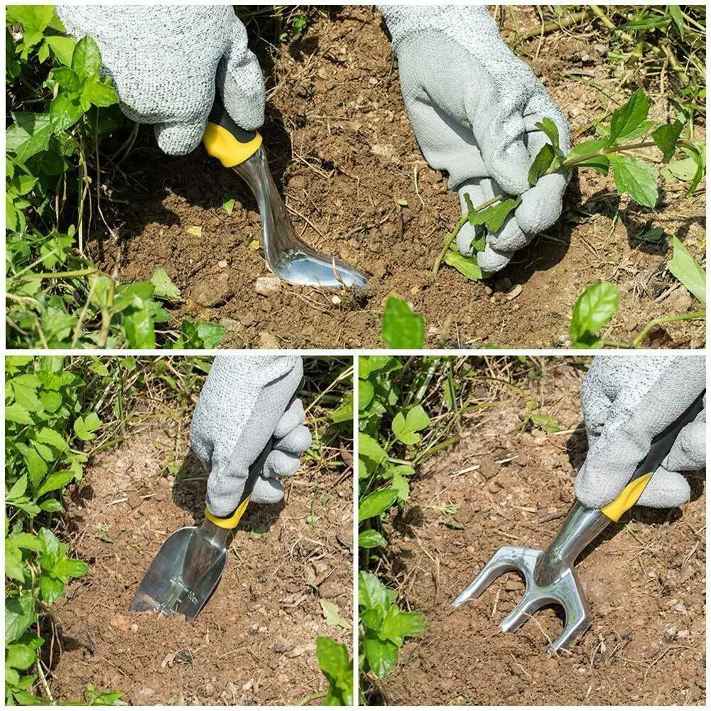 

6pcs/set Gardening Tool Set Cast Aluminum Heavy-duty Gardening Tools Outdoor Gardening Work Hand Tool Set