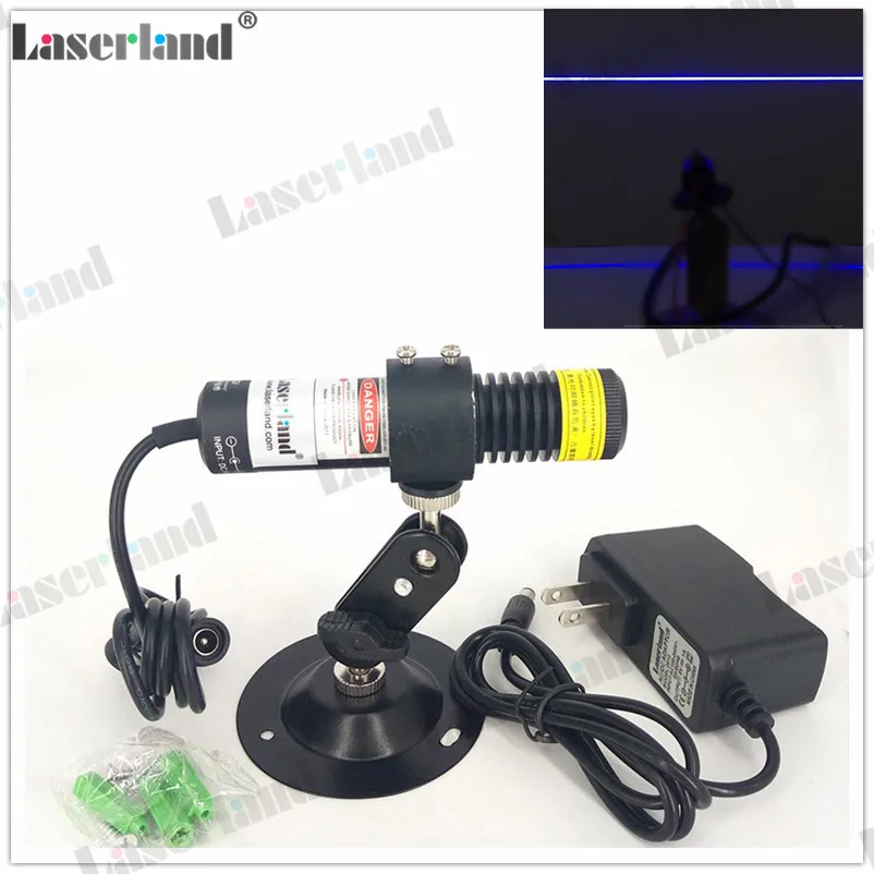 Синий лазерный диодный модуль 450 нм 80 мВт точечный линейный проектор для резки