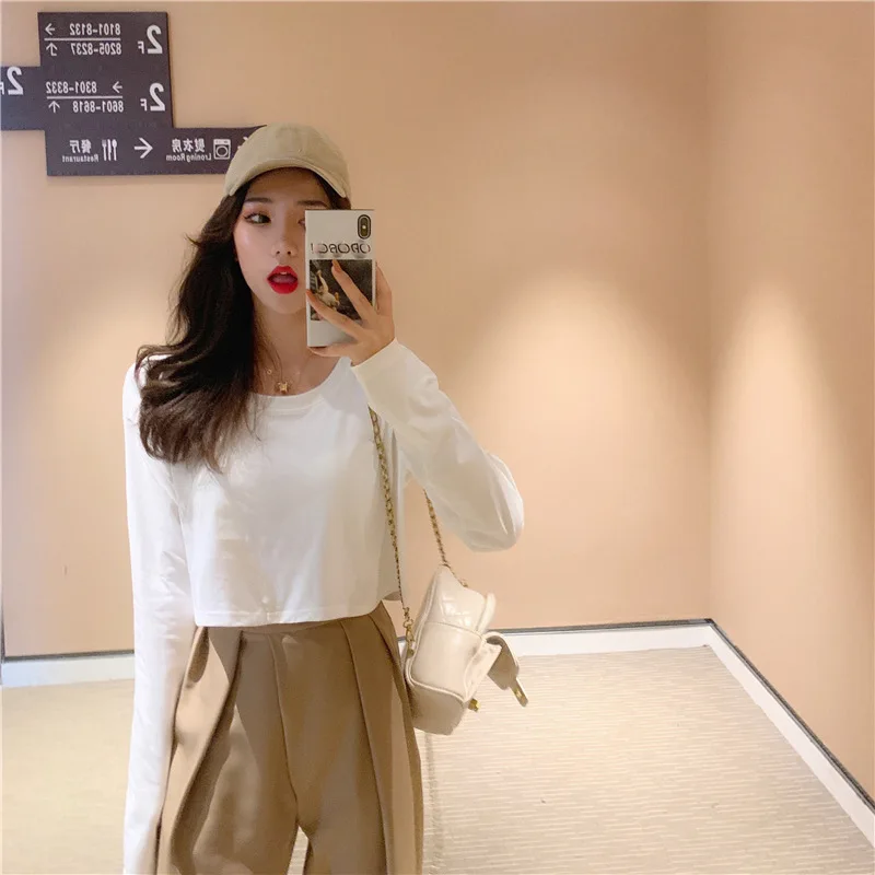 

Vintage Brown Thicken Suit Pants For Women Autumn Winter Fashion High Waist Straight Harajuku Harem Trousers 2020 Korean Clothes