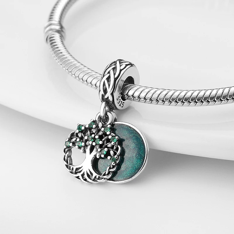 Бусины-шармы Древо жизни из серебра 925 пробы для браслетов Pandora | Украшения и