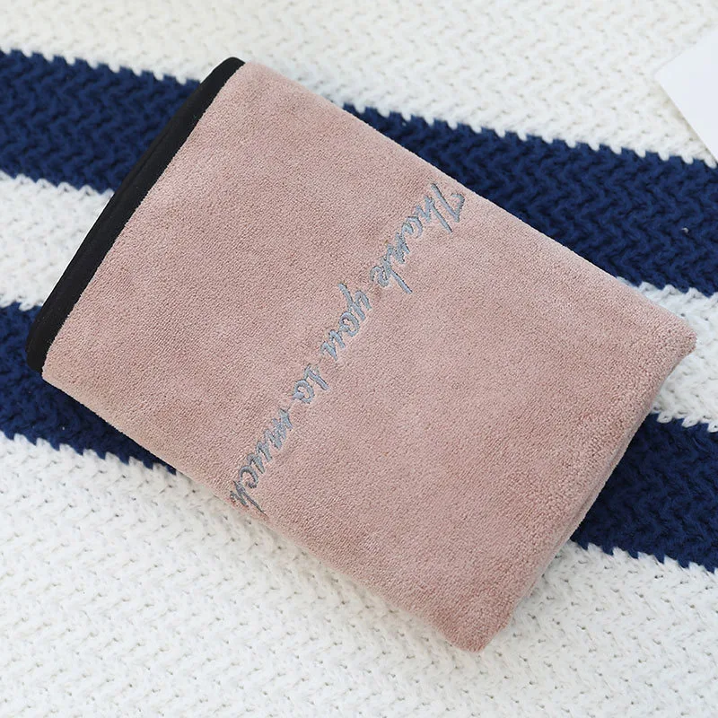 Dark Pink GIANTEX, женское банное полотенце из микрофибры для ванной комнаты, для взрослых, банное полотенце для тела, полотенце для ванны, полотенце для ванны, ручная работа - Цвет: Dark Pink