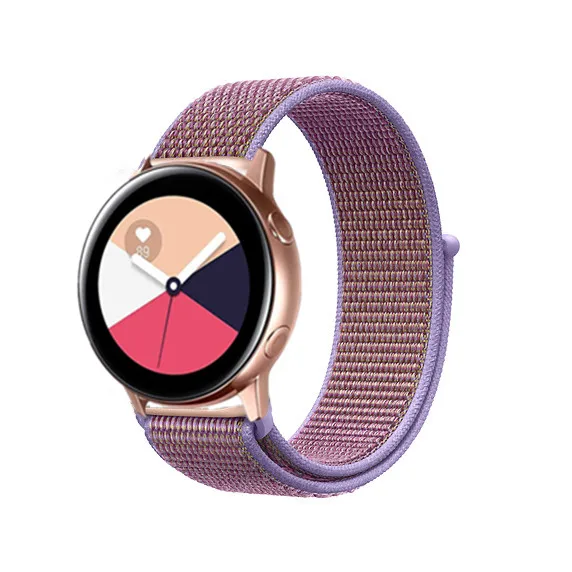 Huawei GT 2 нейлоновый ремешок для samsung Galaxy 42 мм 46 мм Active 2 gear S2 S3 20 мм 22 мм Sport Loop Huami Amazit GTR Bip браслет