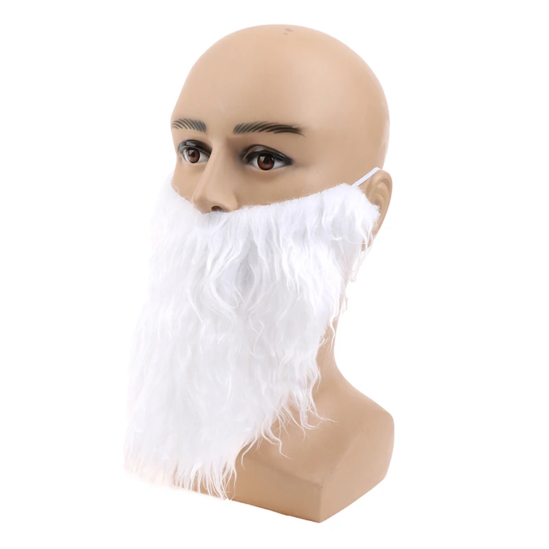 1 шт. реквизит для выступления на вечерние белая борода Санта-Клаус белые брови