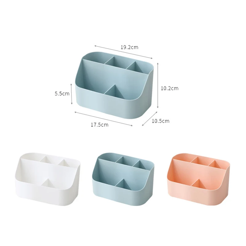 

Plastic Multi-cell Storage Box Classification Sundries Finishing Box Office Desktop Storage Basket Cosmetics Storage Organizer
