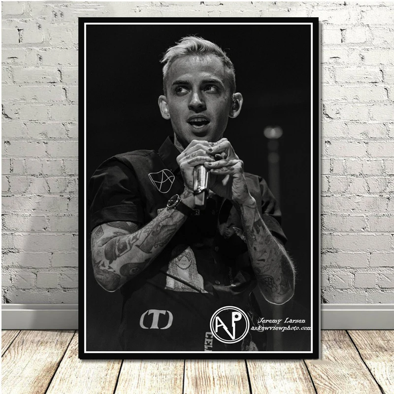 

Hot New Blackbear Rapper Hip Hop Music Singer Star Poster Print Oil Painting Canvas Art Wall Pictures Living Room Home Decor