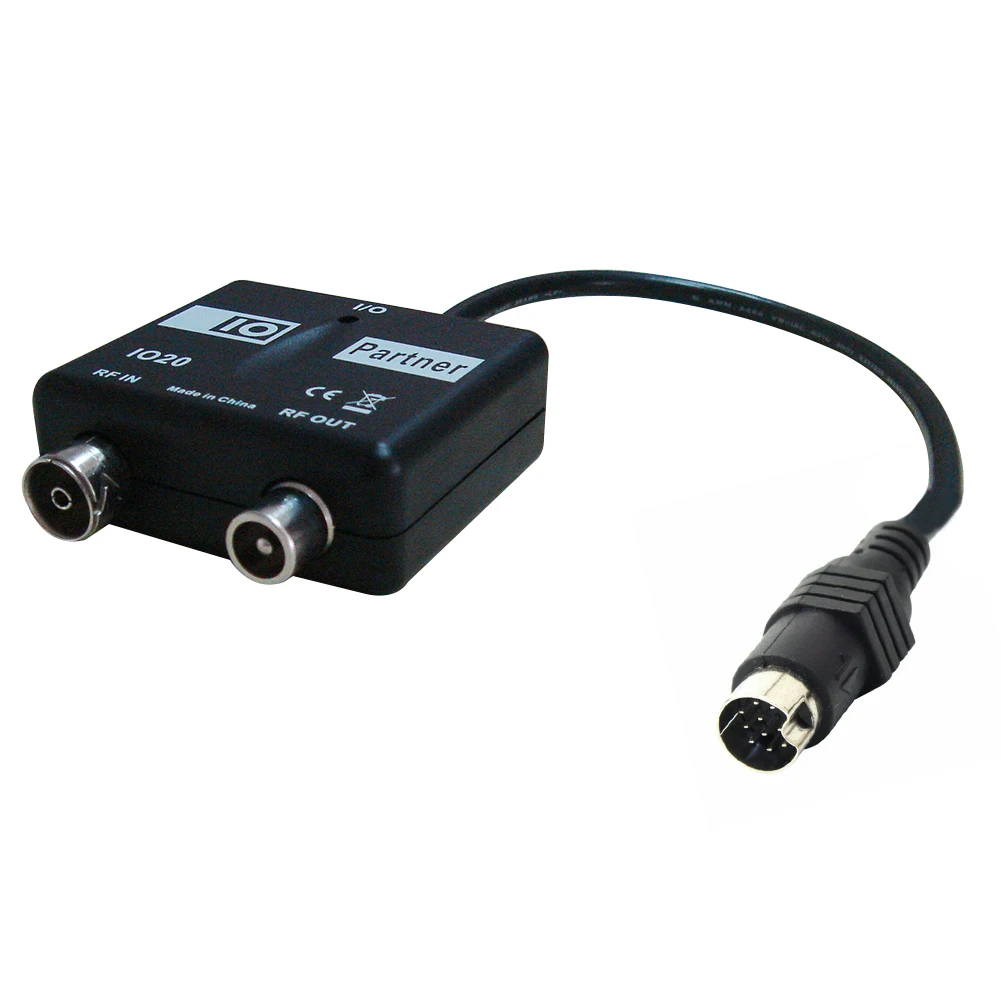 

Home Magic Eye RF Output Universal Durable ABS Easy Install Household TV Practical Modulator Black Tool For Sky Abs IO Link