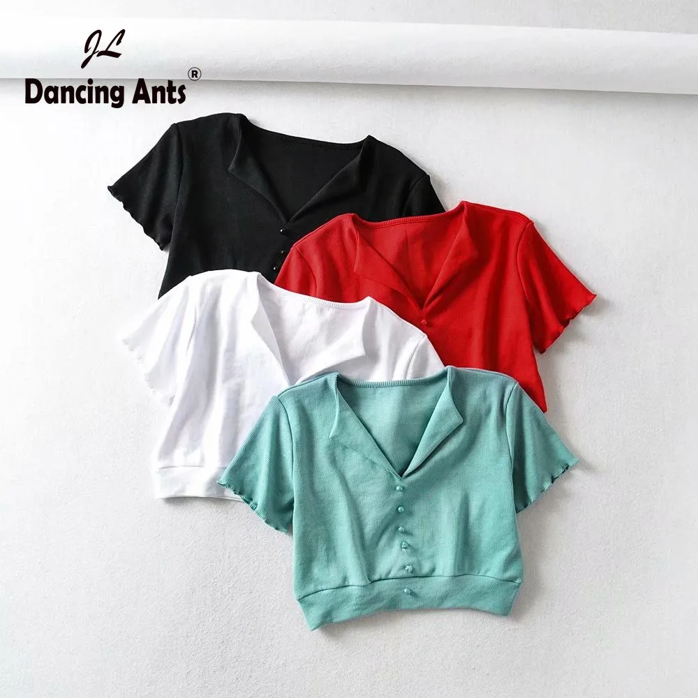 Женская футболка с коротким рукавом и v-образным вырезом обтягивающие эластичные