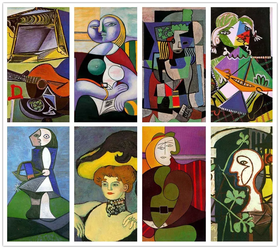 5D алмазная живопись мультфильм испанский известный художник Пикассо серия