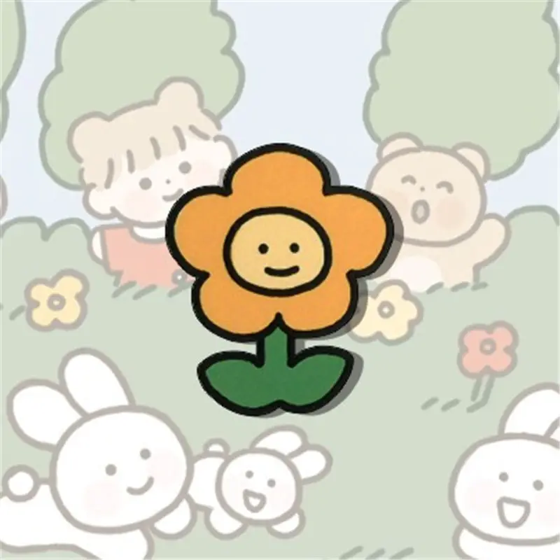 Акриловая брошь каваи значок кролика и медведя аниме для одежды рюкзака Женская