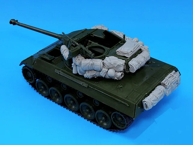 Масштаб 1:35 Смола литой бронированный танк для автомобиля Модификация деталей