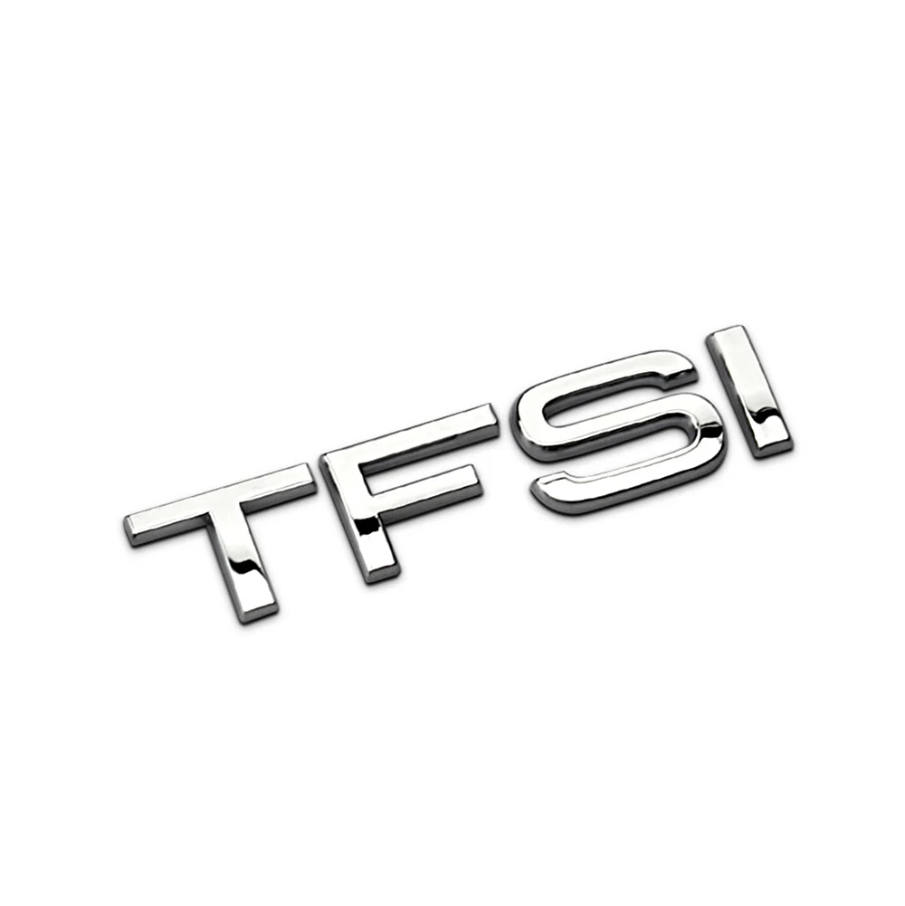 TFSI эмблема письма на заднее отделение кузова металлический 3D наклейка для Audi A6 A3