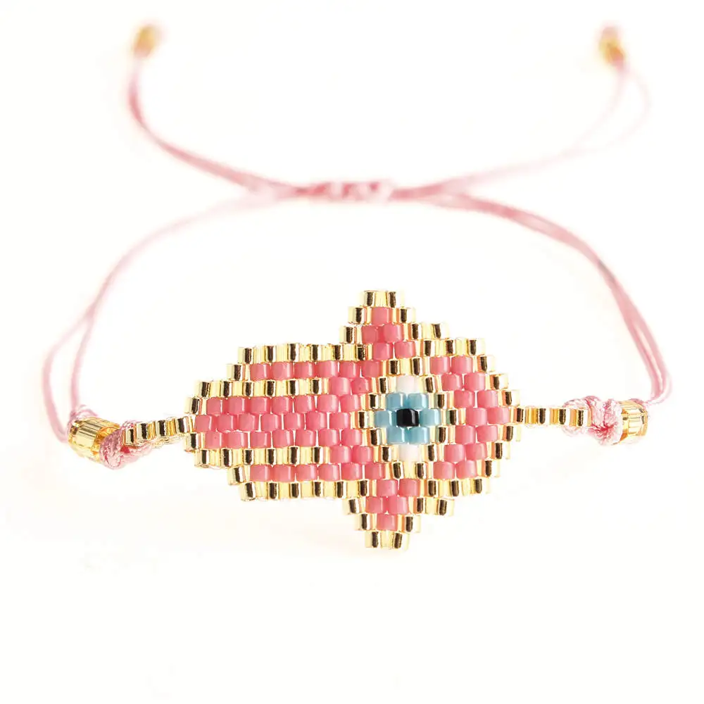 Go2boho Perles MIYUKI браслет evil eye Fatima Hamsa браслеты для женщин Delica бусы ювелирные изделия Pulsera Mujer ручной работы Boho