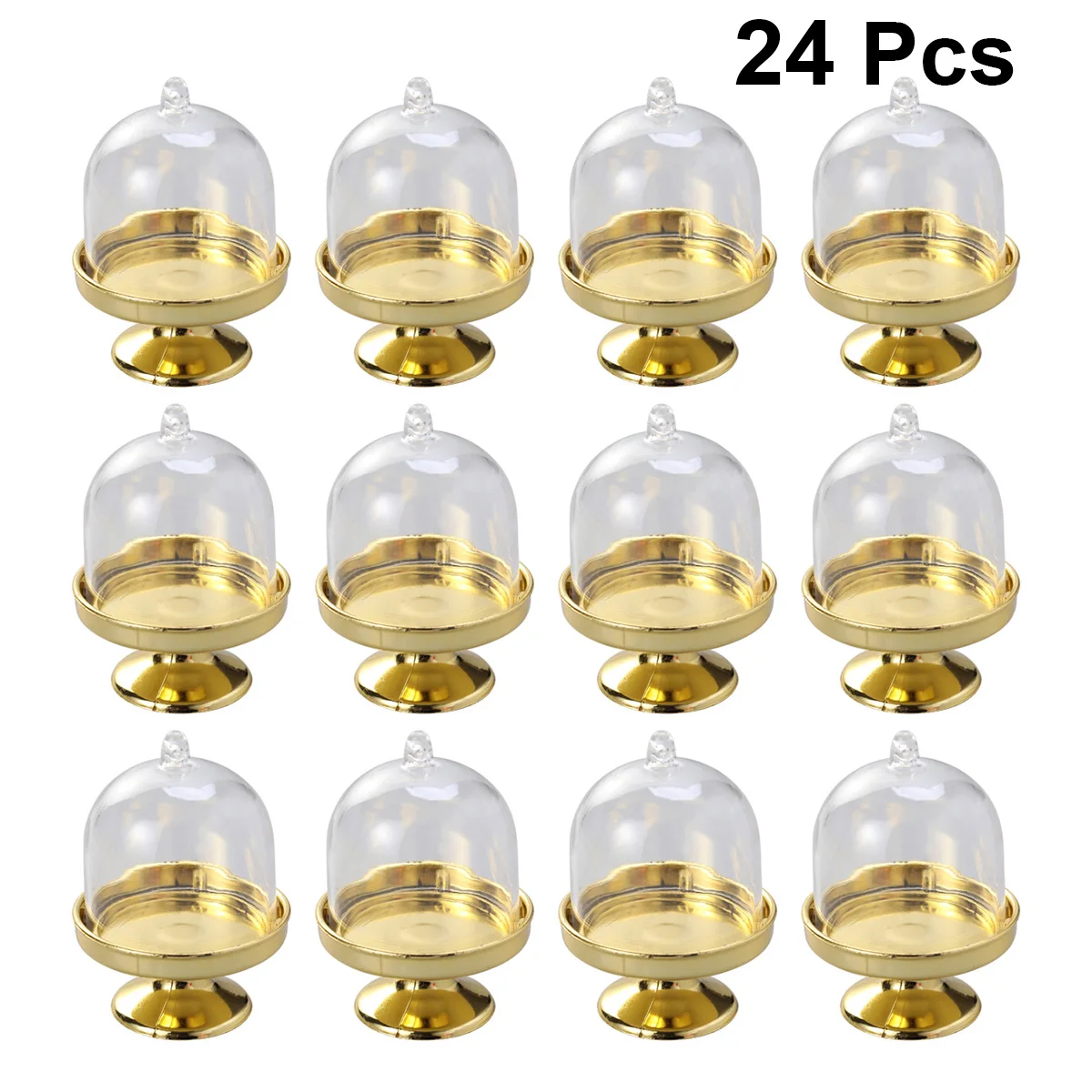 

24pcs Plastic Candy Box Wedding Gift Boxes For Guests Tray Modeling Shape Candy Boxes Party Favors Candy Holders Gift Boxes